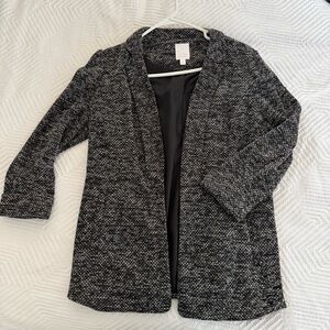 Lauren Conrad Black and Gray Blazer